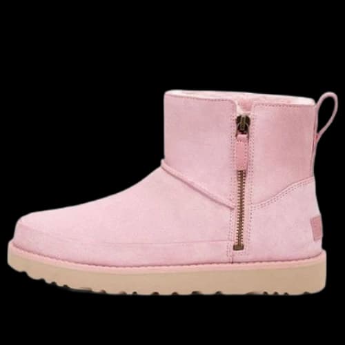 UGG Classic Zip Mini Suede 'Pink' (Women's)