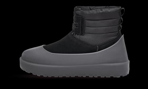 UGG Classic Mini Lace-Up Weather Boot Black