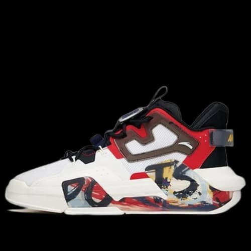 ANTA Shock the Game 3 Low 'White Black Red'