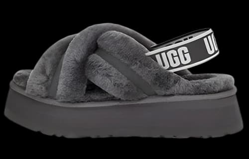 UGG Disco Cross Slide 'Charcoal' (Women's)