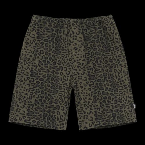 Stussy Leopard Beach Short 'Olive'