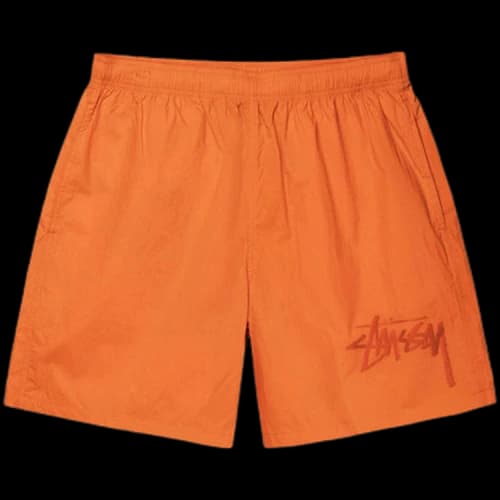 Stussy Big Stock Nylon Short Orange