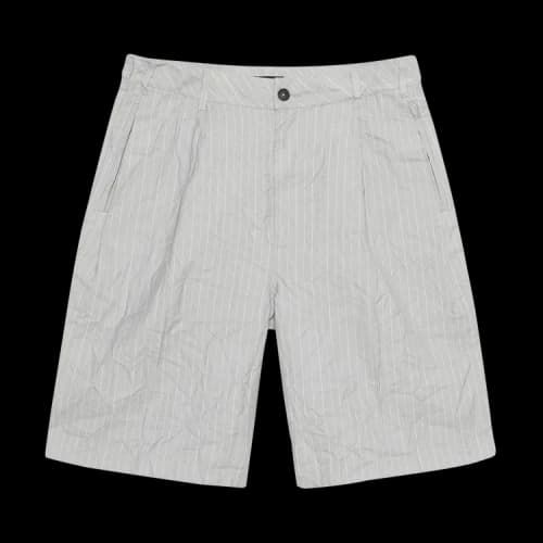 Stussy Wrinkled Stripe Volume Pleated Short 'Grey'
