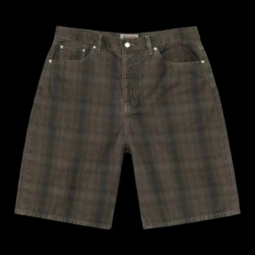 Stussy Big Ol' Canvas Plaid Short Olive