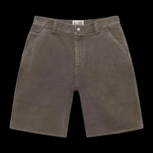 Stussy Washed Canvas Work Short Brown