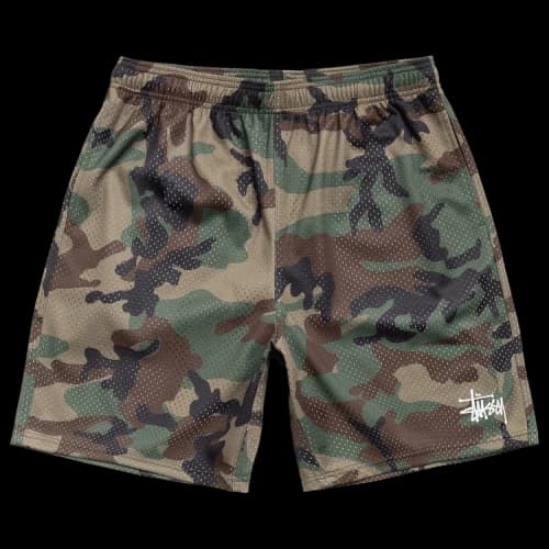 Stussy Basic Mesh Short 'Woodland Camo'