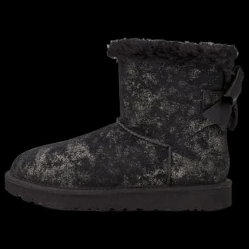 UGG Mini Bailey Bow Glimmer Black (Women's)