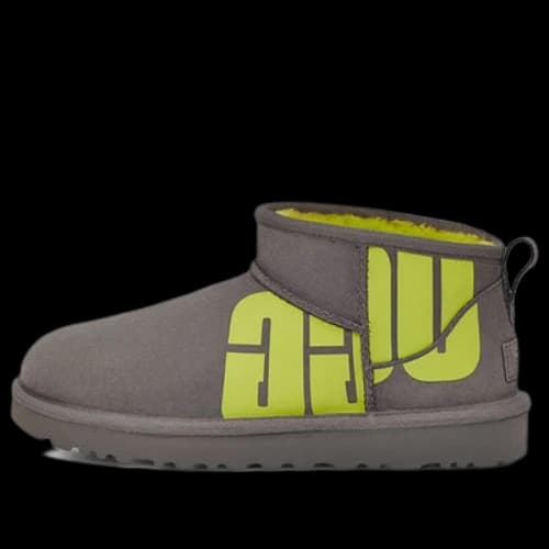 UGG Classic Ultra Mini Broken Logo 'Grey Green' (Women's)