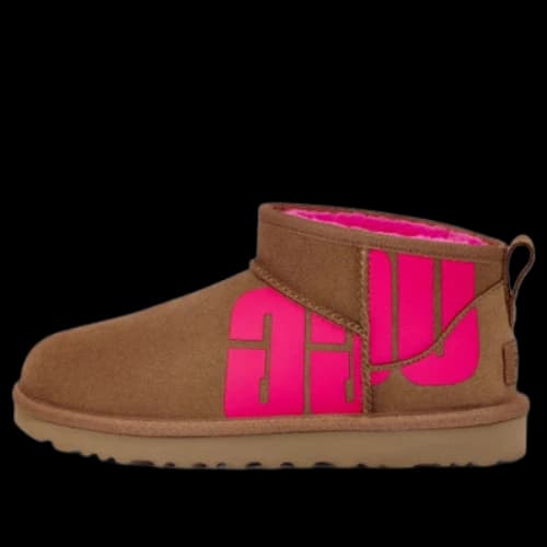 UGG Classic Ultra Mini Broken Logo 'Chestnut Pink' (Women's)