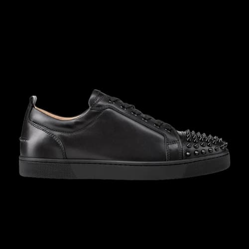 Christian Louboutin Louis Junior Spikes Flat 'Black'