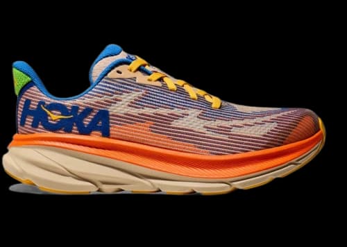 Hoka One One Clifton 9 Ultramarine Electric Tangerine (GS)