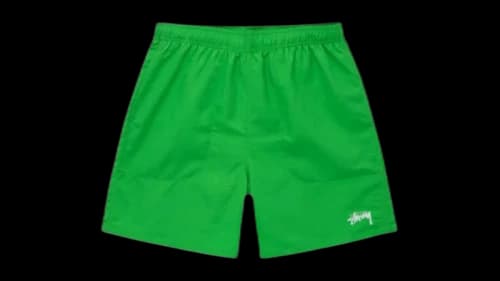 Stussy Water Stock Elastic Waistband Short Classic Green