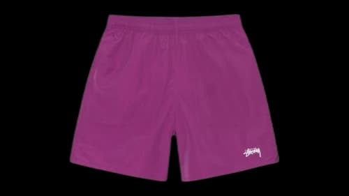 Stussy Water Stock Elastic Waistband Short Orchid