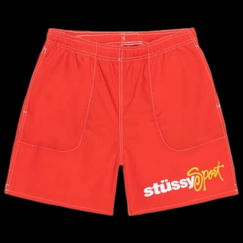 Stussy Water Short Sport 'Bright Red'