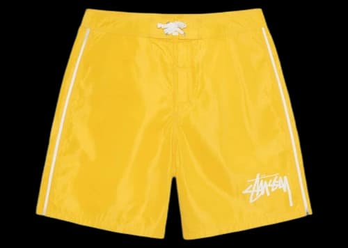 Stussy Big Stock Board Short Yellow