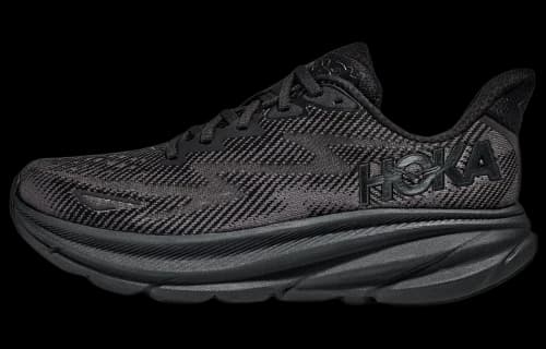 Hoka Clifton 9 Wide 'Triple Black'