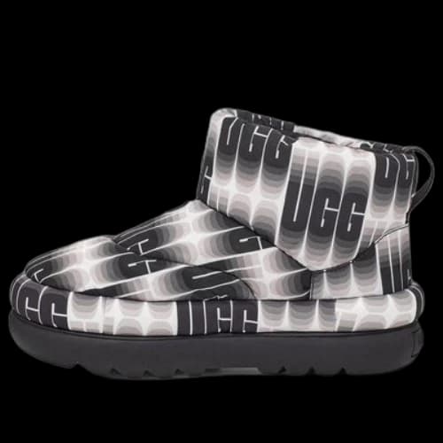 UGG Classic Maxi Wavelength Mini Boot 'Black and White' (Women's)