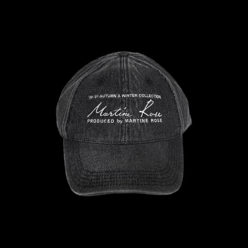 Martine Rose Signature Cap 'Black'