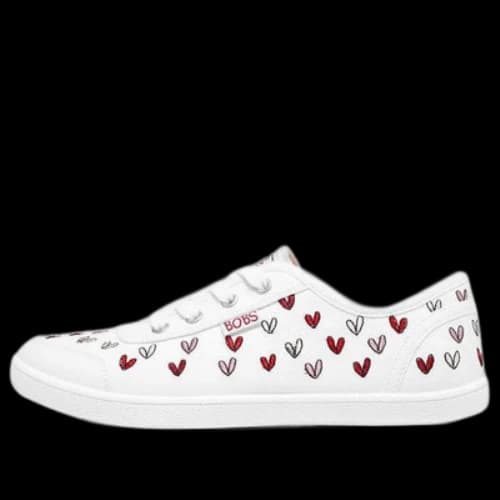 Goldcrown x Skechers Bobs B Cool Low-Top Sneakers White/Red (Women's)