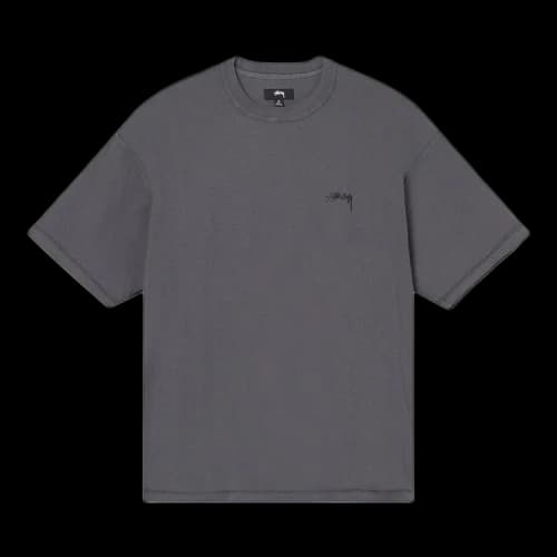 Stussy Pigment Dyed Inside Out Crew 'Washed Black'