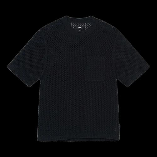 Stussy O'Dyed Mesh Crew 'Black'