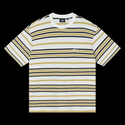 Stussy Alton Stripe Crew 'Bone'