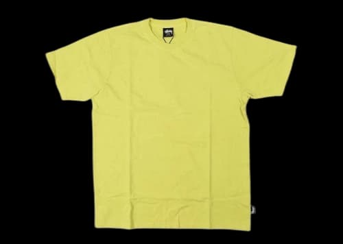 Stussy Pigment Dyed Crew Yellow