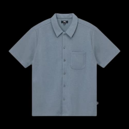 Stussy Crepe Jersey Shirt 'Slate'