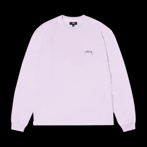 Stussy Lazy Long-Sleeve Tee 'Lilac'