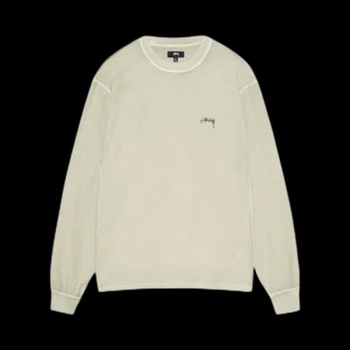 Stussy Lazy Long-Sleeve Tee 'Sage'
