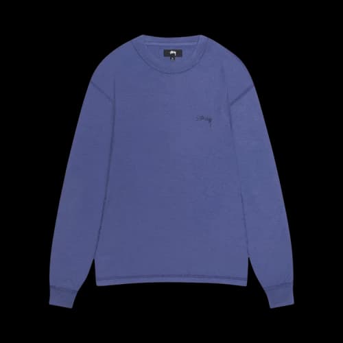 Stussy Lazy Long-Sleeve Tee 'Vintage Navy'