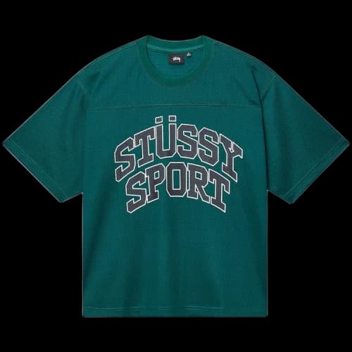 Stussy Sport Mesh Football Jersey 'Green'