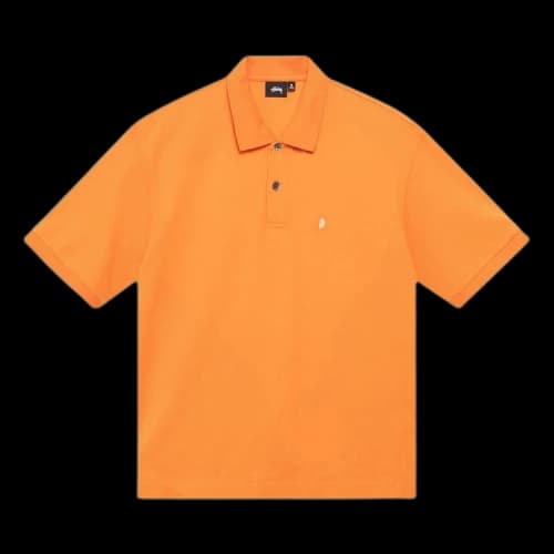 Stussy Classic Pique Polo 'Orange'
