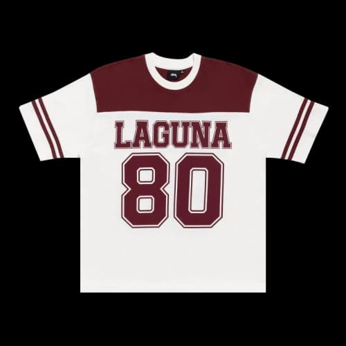Stussy Laguna T-Shirt 'Maroon'