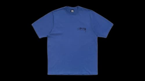 Stussy Beach Roots Pigment Dyed Tee Indigo