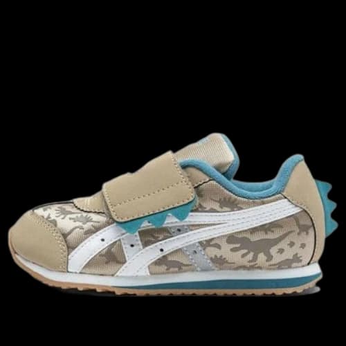 (TD) ASICS Idaho 'White Brown Blue'