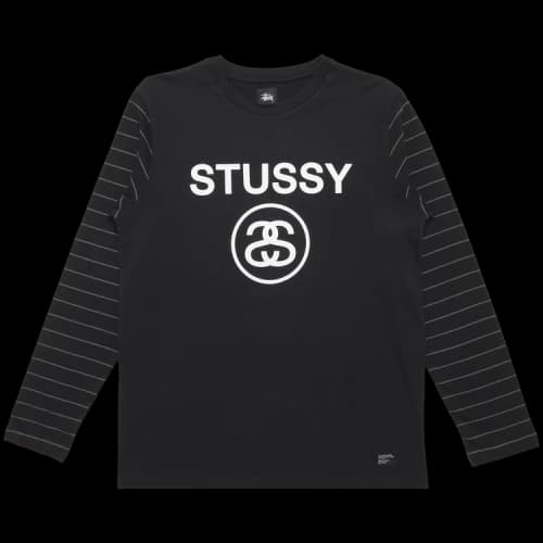 Stussy Link Crew Long-Sleeve 'Black'