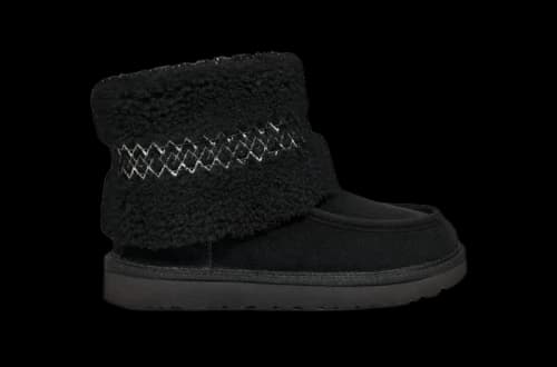 UGG Mini Heritage Braid Black (Women's)
