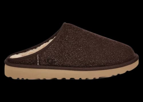 UGG Classic Slip-On Shaggy Suede Slipper Burnt Cedar