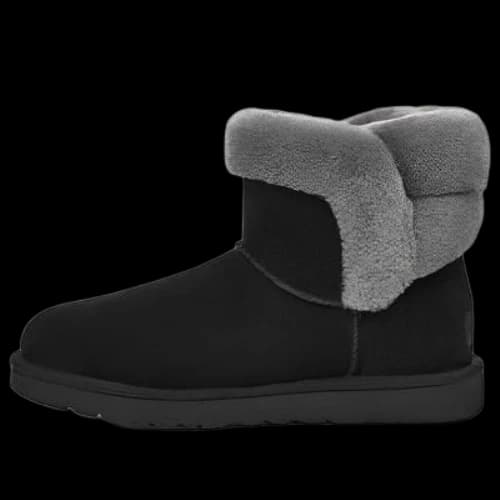 UGG Saniya Mini Suede Classic Boot 'Black' (Women's)