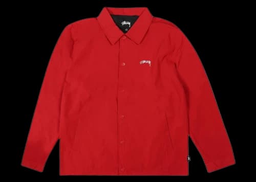 Stussy Classic Coach Jacket Burnt Red