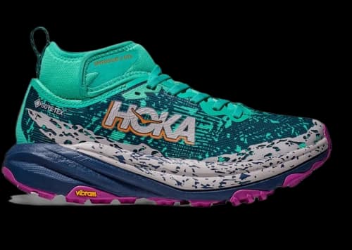 Hoka One One Speedgoat 6 Mid Gore-Tex Electric Aqua Midnight (Women's)