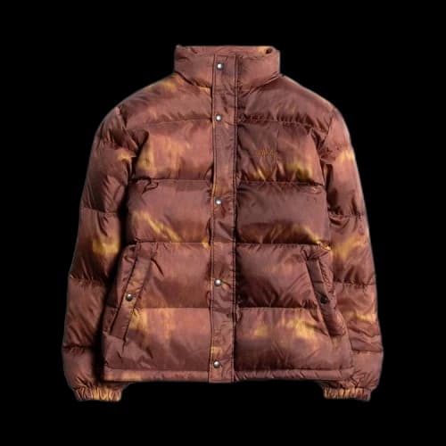 Stussy Aurora Puffer Jacket 'Brown'