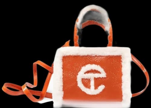 Telfar x UGG Small Shopper Crinkle Spicy Pumpkin