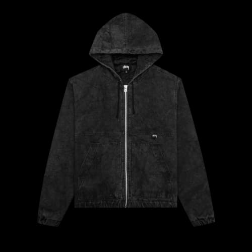 Stussy Washed Canvas Insulated Jacket 'Black'