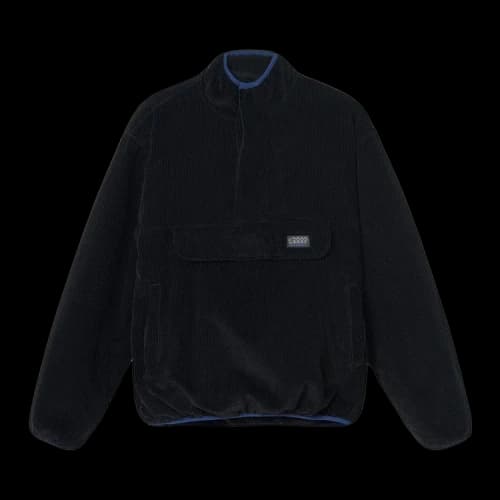 Stussy Corduroy Mock Pullover 'Black'