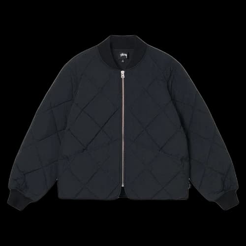 Stussy Dice Quilted Liner Jacket 'Black'