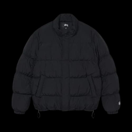 Stussy Ripstop Down Puffer Jacket Black