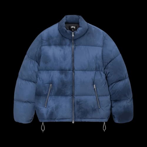 Stussy Recycled Nylon Down Puffer 'Washed Navy'