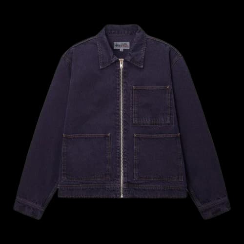 Stussy Zip Work Jacket Denim 'Nightshade'